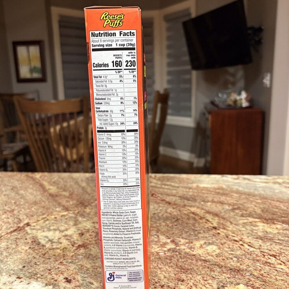 Angel Reese WNBA Reeses Puffs Cereal LIMITED EDITION. 11.5oz CHICAGO SKY - Picture 7 of 11